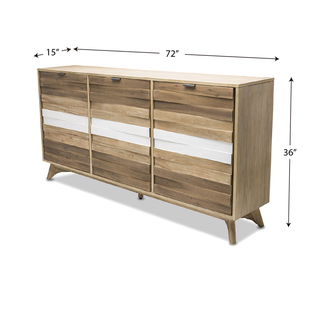 Laguna 3-Door Credenza features