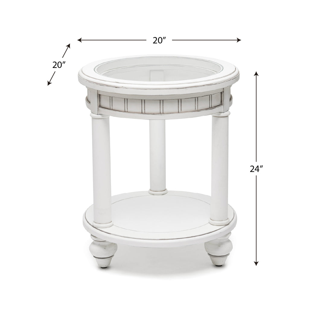 Monaco Round End Table features