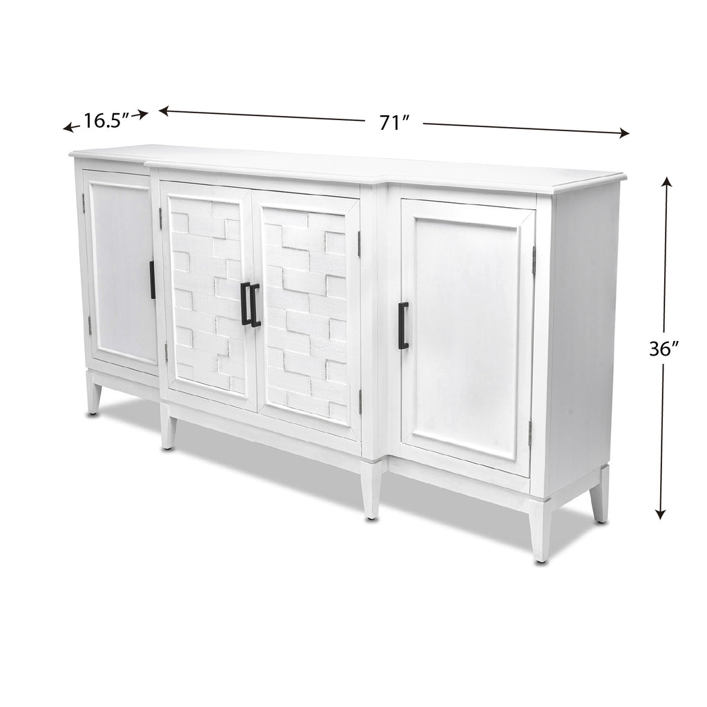 Siesta Key 4-Door Credenza features
