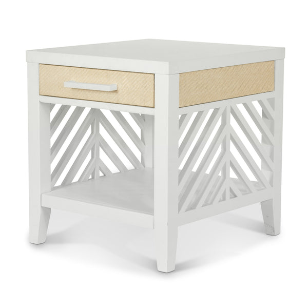 Miramar 1-Drawer End Table front view