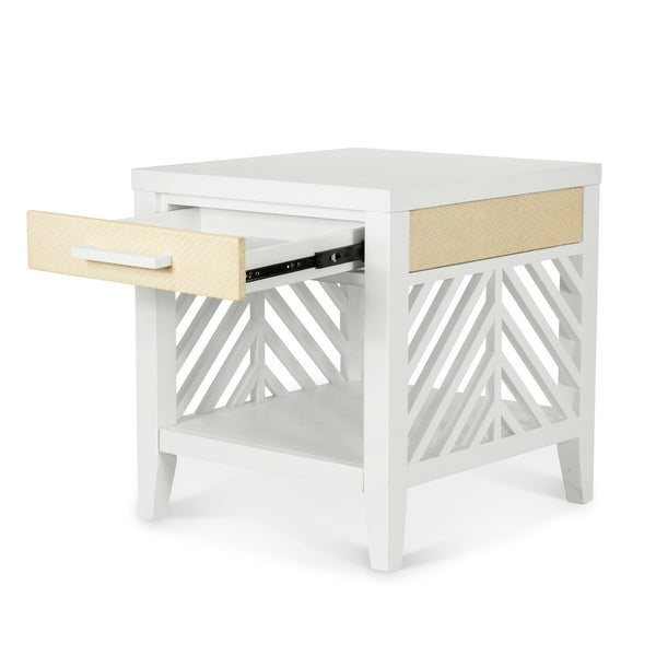 Miramar 1-Drawer End Table angle view