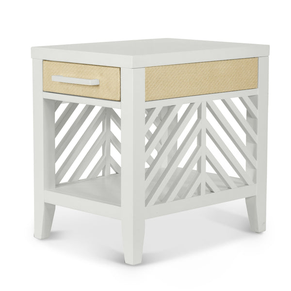 Miramar 1-Drawer Chairside Table front view