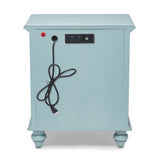 Monaco Bleu 2 Drawer Electrified Nightstand