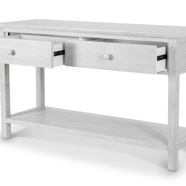 Geneva 2-Drawer Console angle view