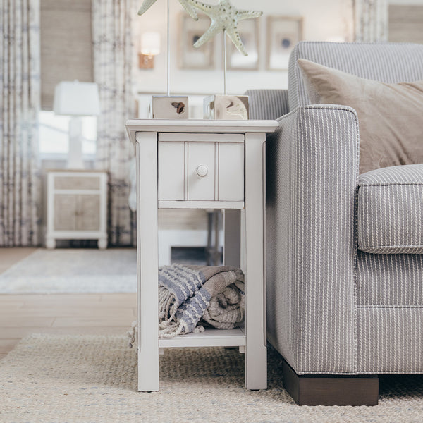 Monaco Chairside Table angle view