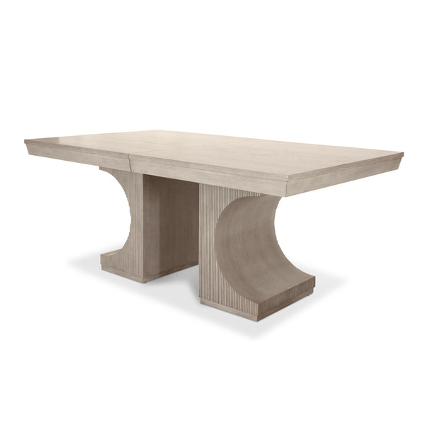 Manhattan Valley Double Pedastal Dining Table angle view