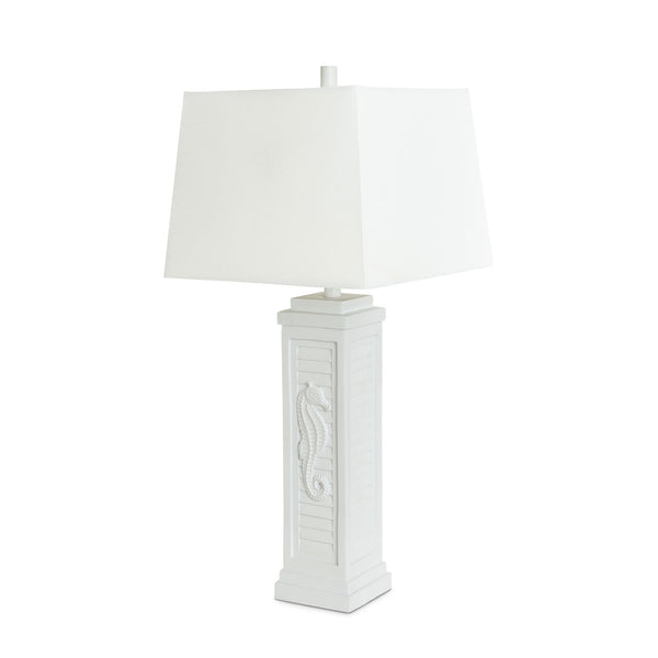 Sea Horse Shutter Table Lamp (Set of 2) front view