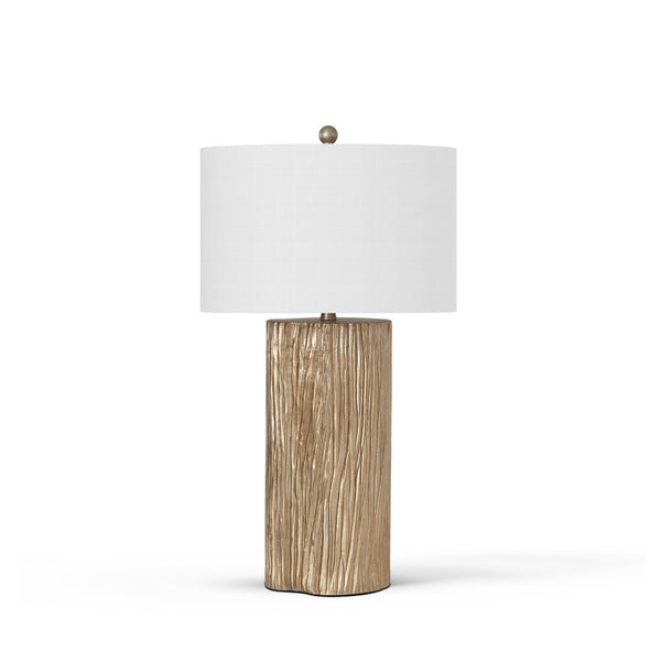 Reclaimed Wood Table Lamp (Set of 2) front view