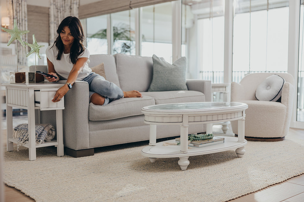 Monaco Oval Coffee Table