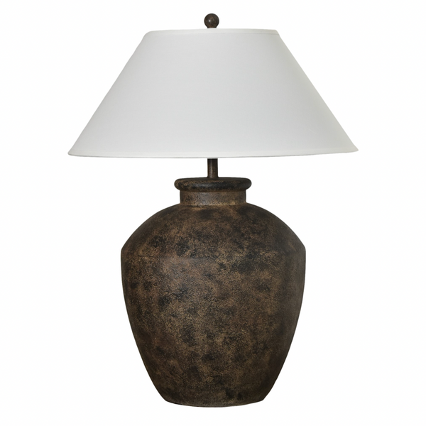 Terracotta Table Lamp (1 Pack) front view