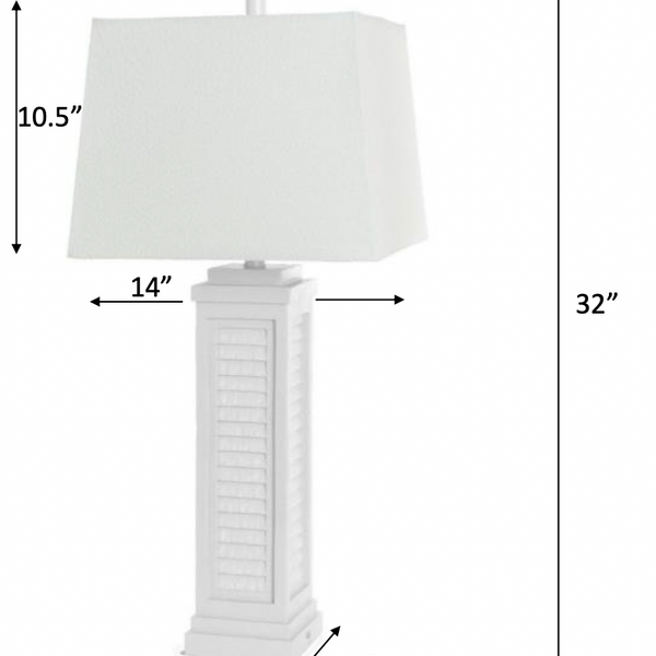 Shutter Table Lamp (Set of 2) angle view