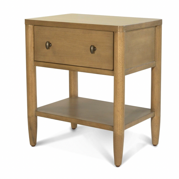 Chatham 1 Drawer Nighstand w/ USB A + C front view