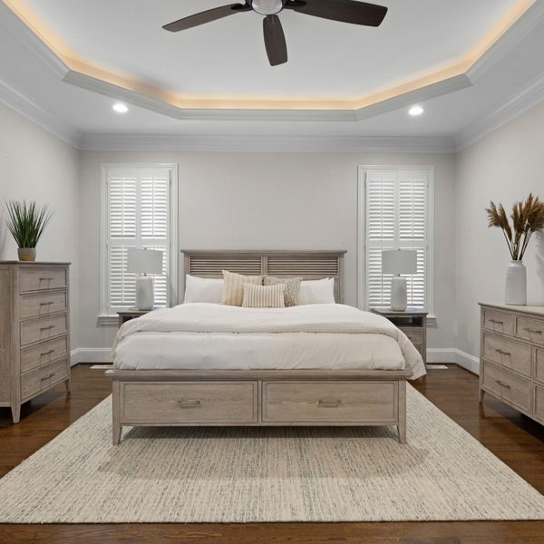 Cape May Storage Bed angle view