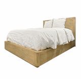 Hyde Park Platform Bed (Wood). Weathered Natural Finish