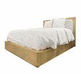 Hyde Park Platform Bed w/ Upholstered Inset