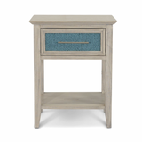Ocean Isles 1 Drawer Woven Nightstand w/ Power and USB A + C
