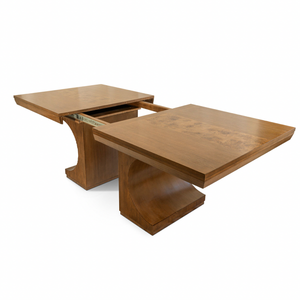 Manhattan Valley Double Pedastal Dining Table angle view