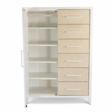 Miramar Woven Mirrored Door Chest