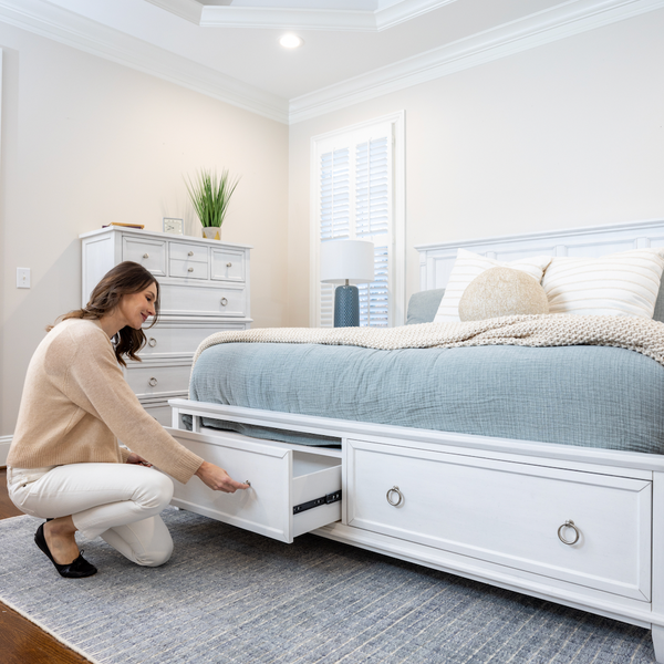 Point Breeze Storage Bed angle view