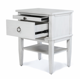 Point Breeze 1 Drawer Electrified Open Nightstand