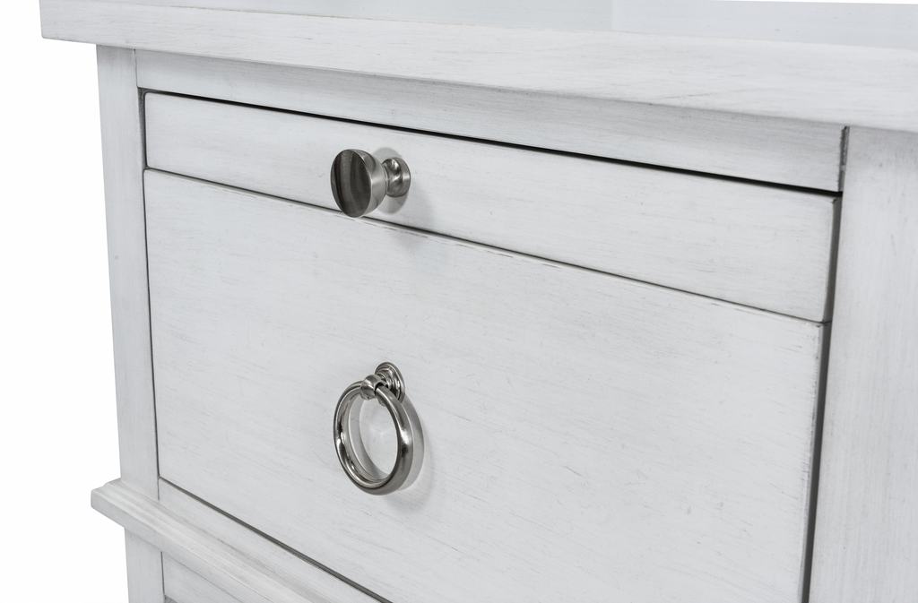 Point Breeze 1 Drawer Electrified Open Nightstand