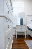 Point Breeze 1 Drawer Electrified Open Nightstand