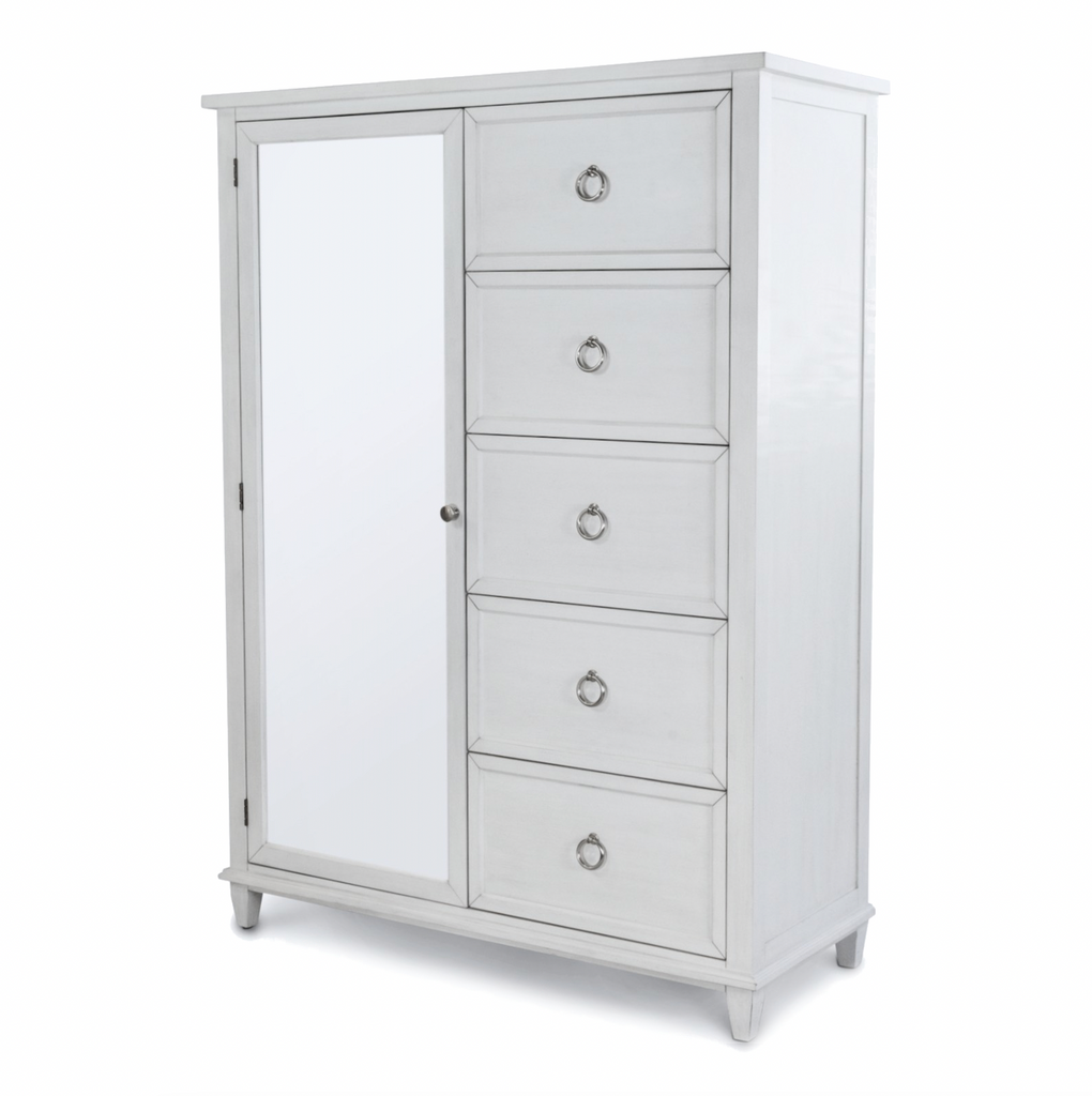 Point Breeze Mirrored Door Chest