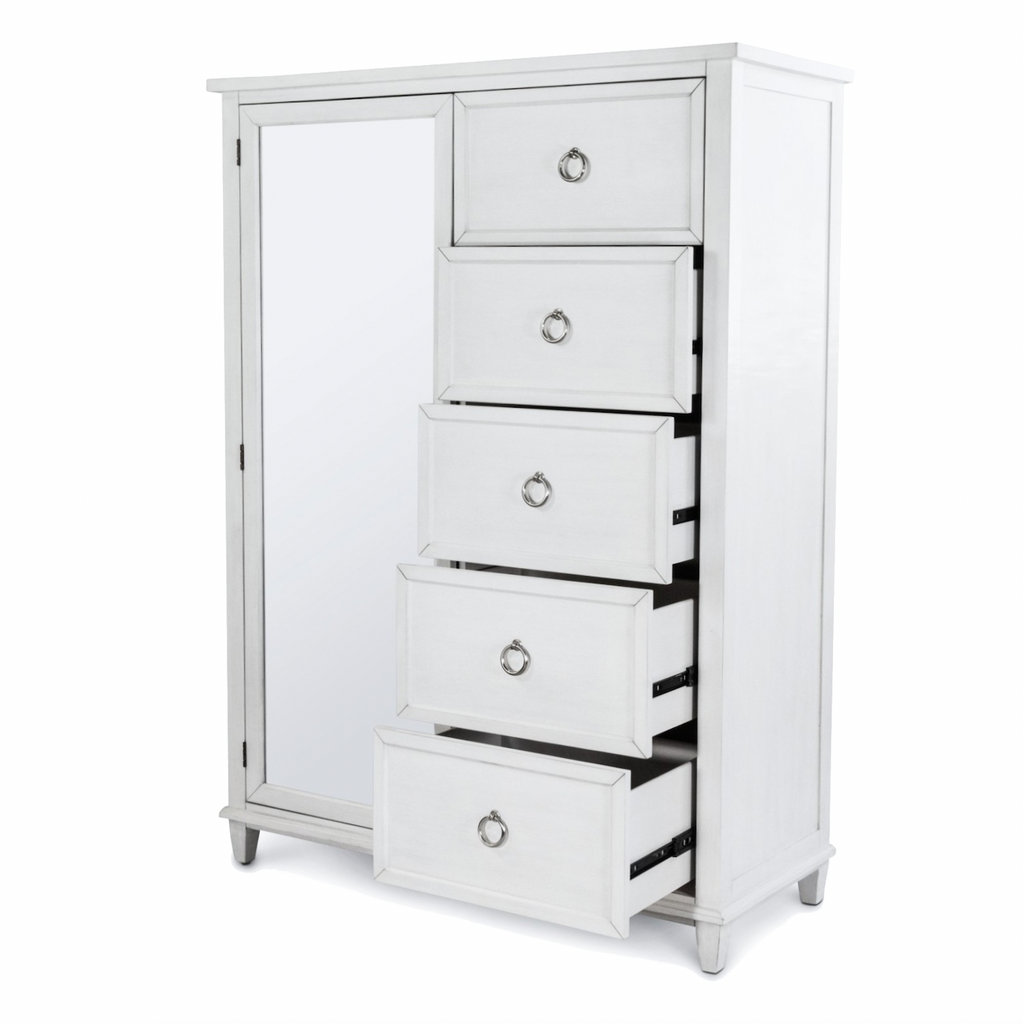 Point Breeze Mirrored Door Chest