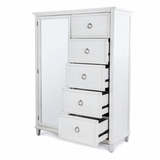 Point Breeze Mirrored Door Chest