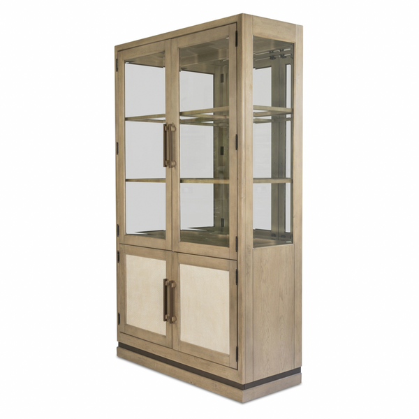 Rio Vista Bunching Curio w/ Reversible Panels and Cabinets front view