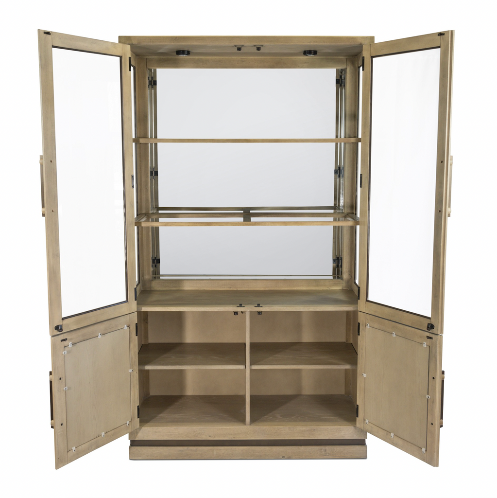 Rio Vista Bunching Curio w/ Reversible Panels and Cabinets