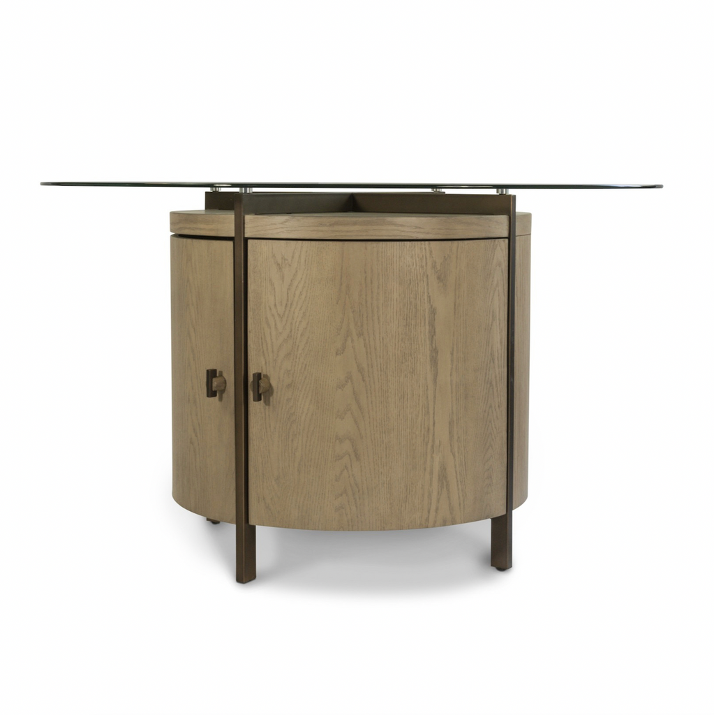 Rio Vista 54" Round Dining Table w/ Storage