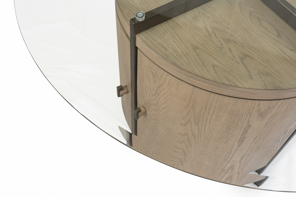 Rio Vista 54" Round Dining Table w/ Storage