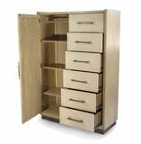 Rio Vista Woven Mirrored Door Chest