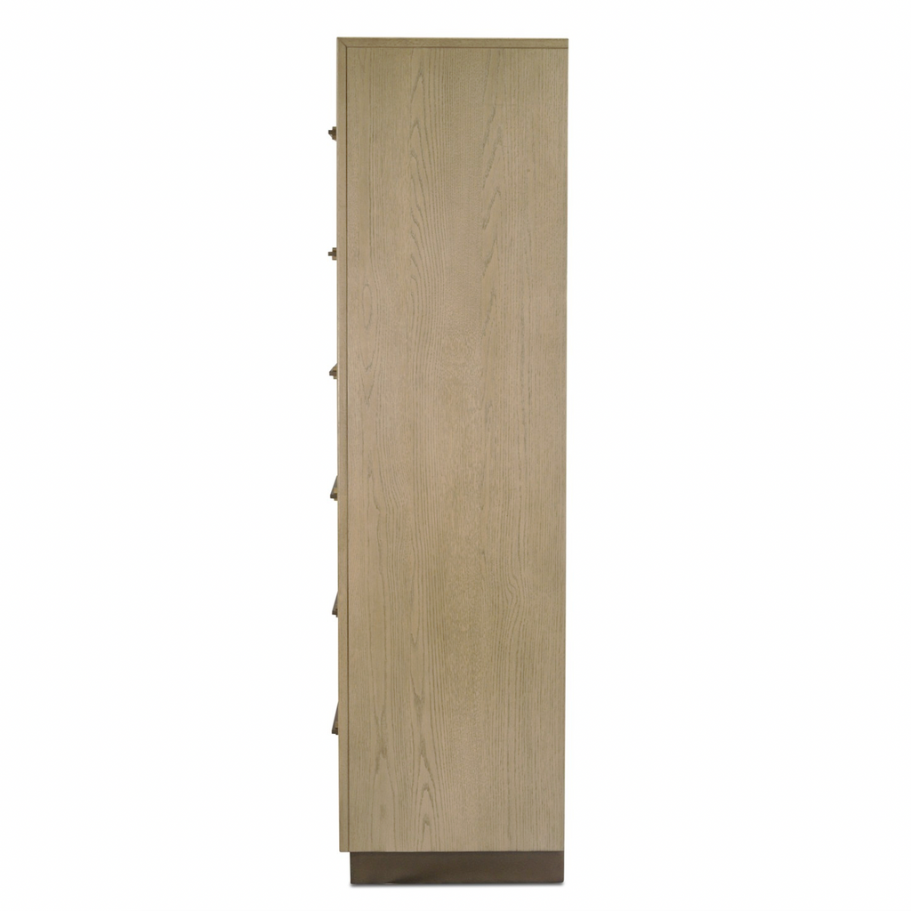 Rio Vista Woven Mirrored Door Chest