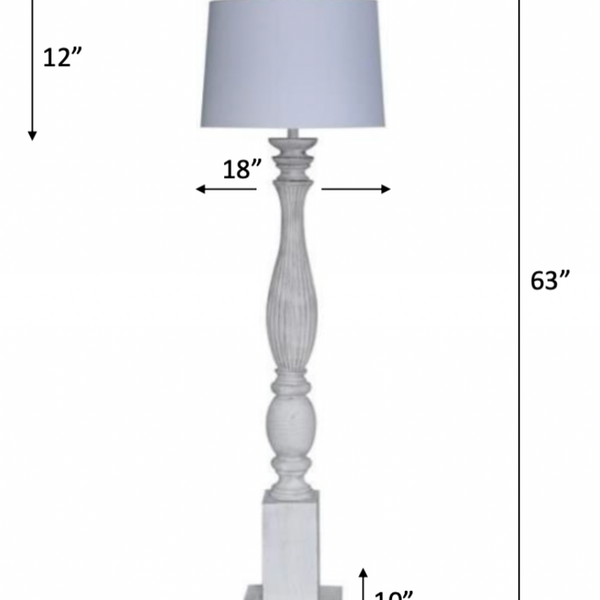 Elmwood Floor Lamp angle view
