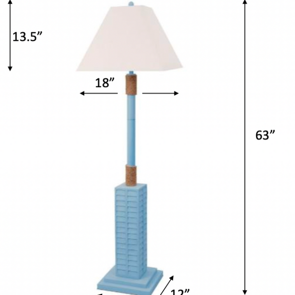 Floor Shutter Floor Lamp angle view