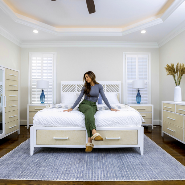 Miramar Storage Bed angle view