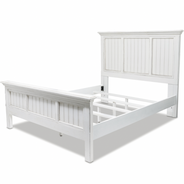 Monaco Blanc Bed front view