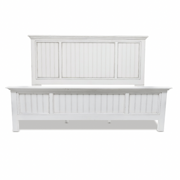 Monaco Blanc Bed angle view