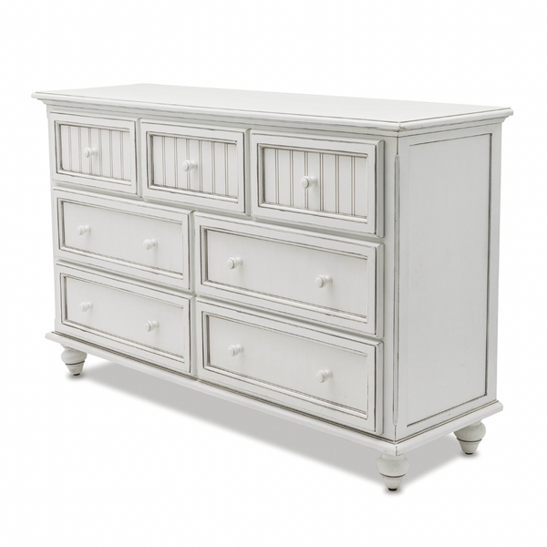 Monaco Blanc 7 Drawer Dresser front view