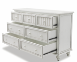 Monaco Blanc 7 Drawer Dresser