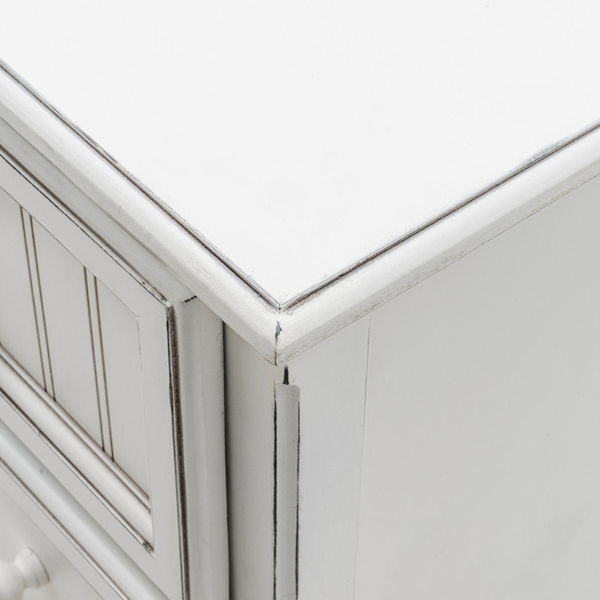 Monaco Blanc 7 Drawer Dresser angle view