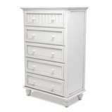 Monaco Blanc 5 Drawer Chest