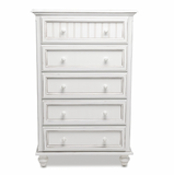 Monaco Blanc 5 Drawer Chest