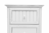 Monaco Blanc 2 Drawer Electrified Nightstand