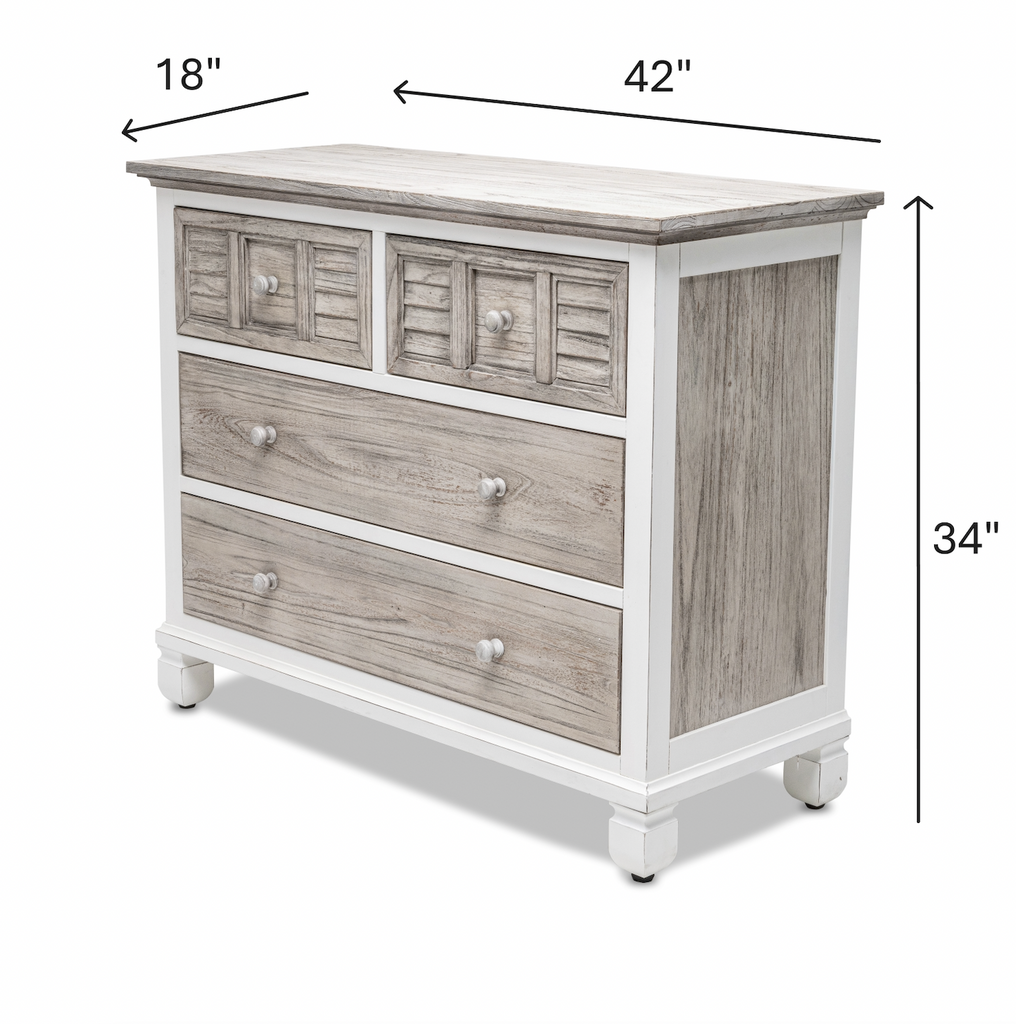 Islamorada 4 Drawer Chest / Single Chest