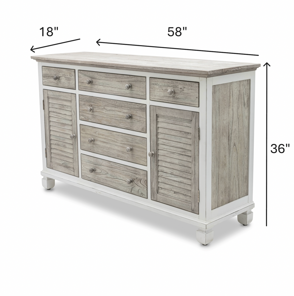Islamorada 6-Drawer / 2-Door Dresser