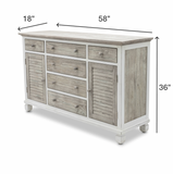Islamorada 6-Drawer / 2-Door Dresser