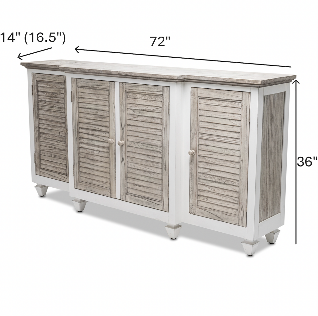 Islamorada 4-Door Credenza